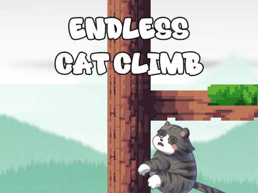 Endless Cat Climb Action Game