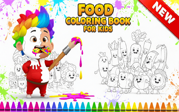 Colorful Food Art Studio