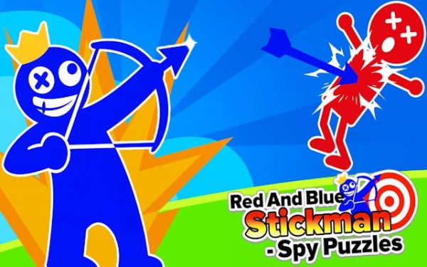Red Blue Stickman Archery Puzzle