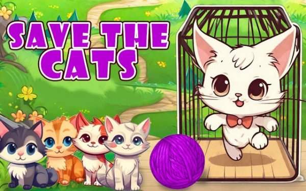 Cat Rescue Physics Puzzle
