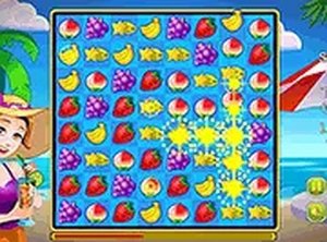 Summer Fruit Match 3 Puzzle Game