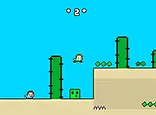 Cute Bros: 2 Player Platformer Game Online - Arcade Game