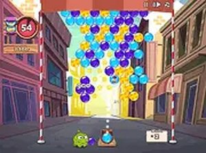 Om Nom Bubbles Online Game
