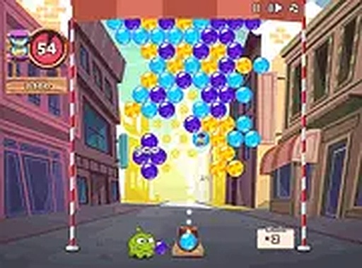 Om Nom Bubbles Puzzle Shooter