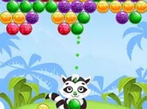 Bubble Shooter Raccoon Rescue Online Game